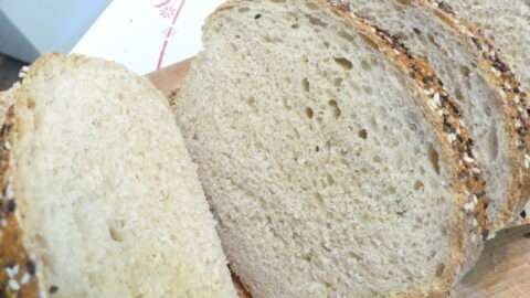 Easy No Knead Sourdough Sandwich Bread The Rose Homestead