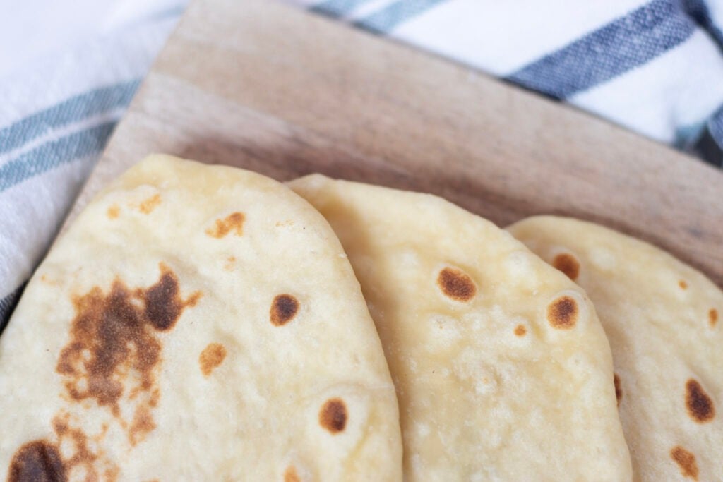 sourdough naan bread
