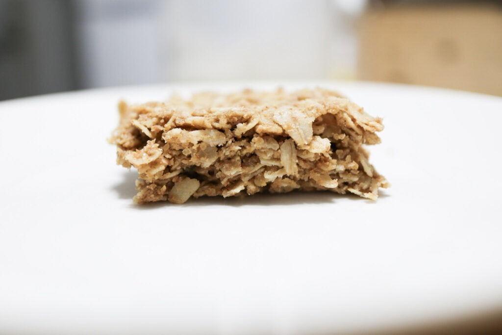 close up of granola bar