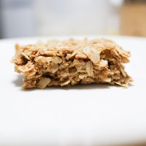 close up of granola bar