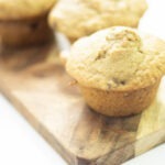 muffins on a small cutting board
