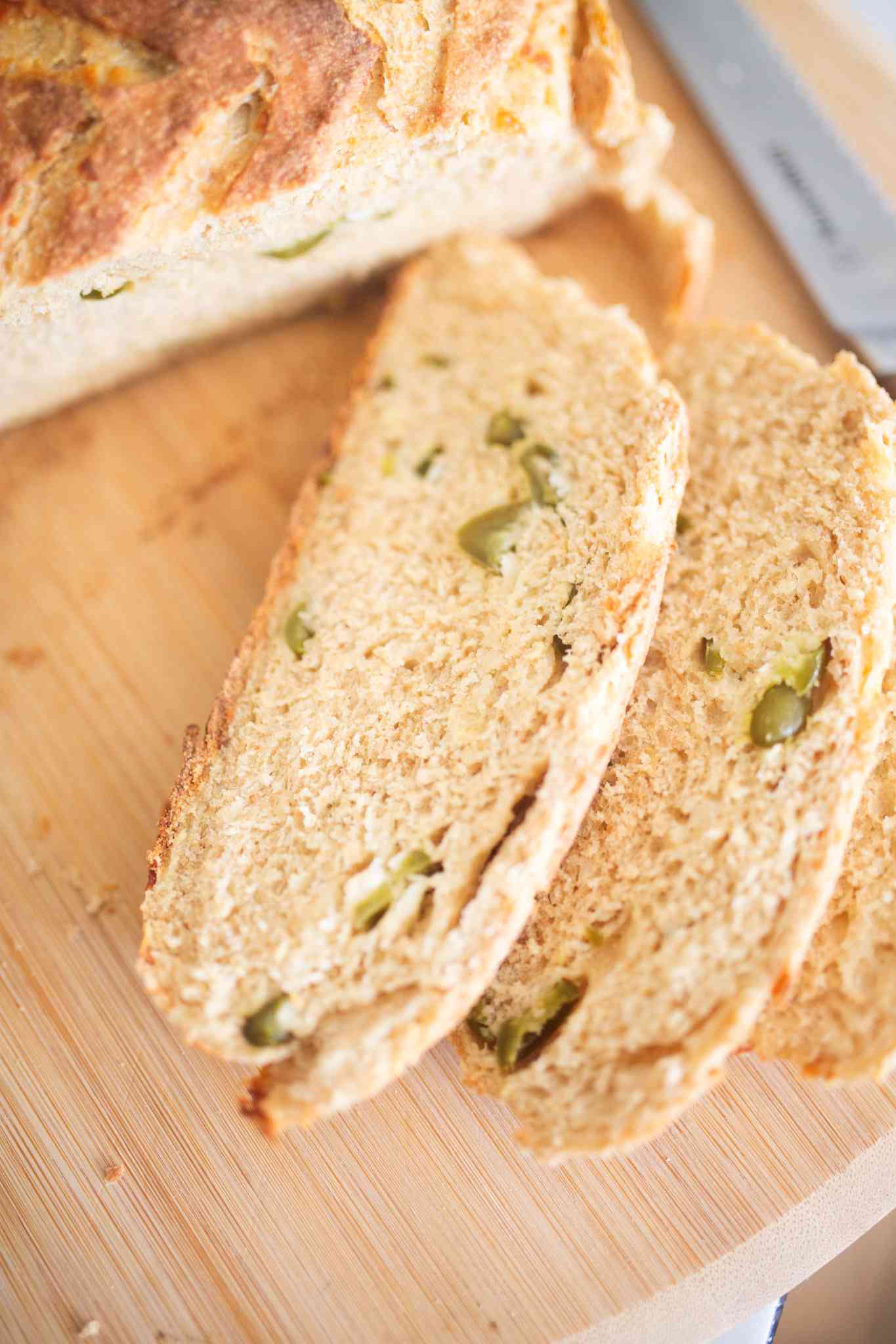 Fresh Milled Jalapeño Cheddar Bread Recipe - The Rose Homestead
